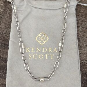 Kendra Scott Silver Lindsay Chain Necklace